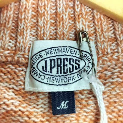 ジェイプレス J.PRESS ハーフジップ コットン ニット ベスト メンズ import:M