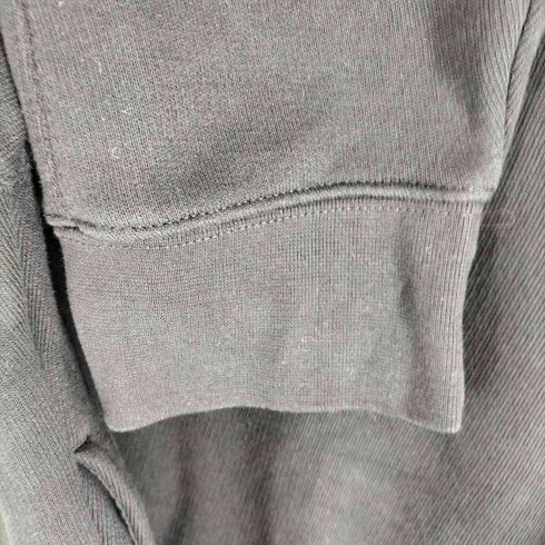 カルバンクライン CALVIN KLEIN 裾刺繍 前V 袖ダーツ ブランクラグランスウェット ヘビーオンス メンズ import:L