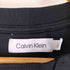 カルバンクライン CALVIN KLEIN 裾刺繍 前V 袖ダーツ ブランクラグランスウェット ヘビーオンス メンズ import:L