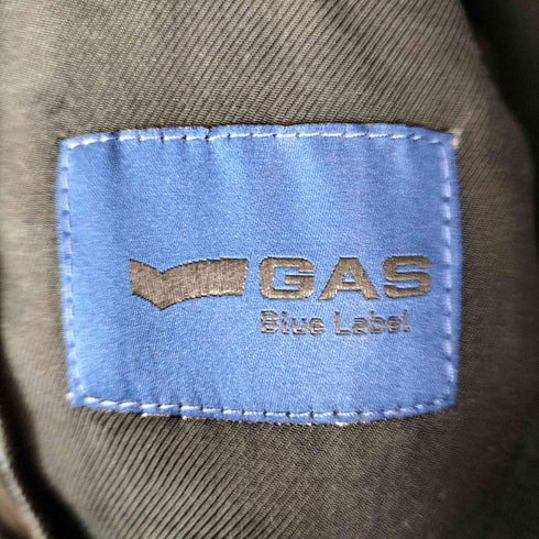 ガス GAS 襟切替 パワーショルダー 1B テーラードジャケット メンズ 48