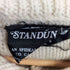 STANDUN アイルランド製 アラン フィッシャーマン ニットカーディガン レディース
