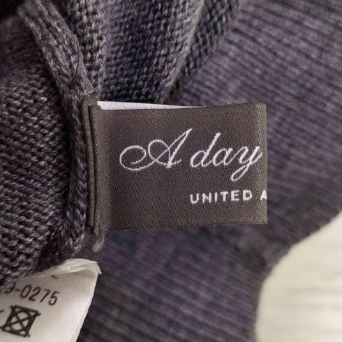 アデイインザライフユナイテッドアローズ A day in the life UNITED ARROWS パールボタン ニットカーディガン レディース