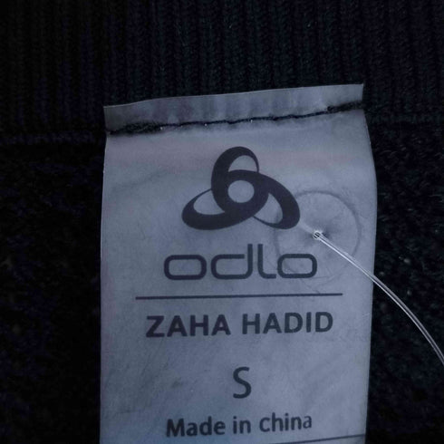 odlo モックネック サイドスリット メッシュニット レディース JPN:S