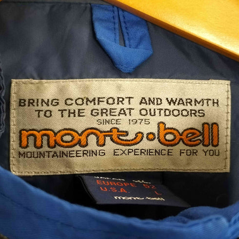モンベル mont bell 丸文字タグ Thinsulate 3M バイカラー ナイロン マウンテンパーカー メンズ import:XL