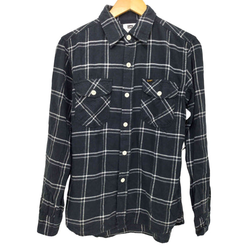 リー Lee チェックワークSHIRT フランネルチェックシャツ メンズ S