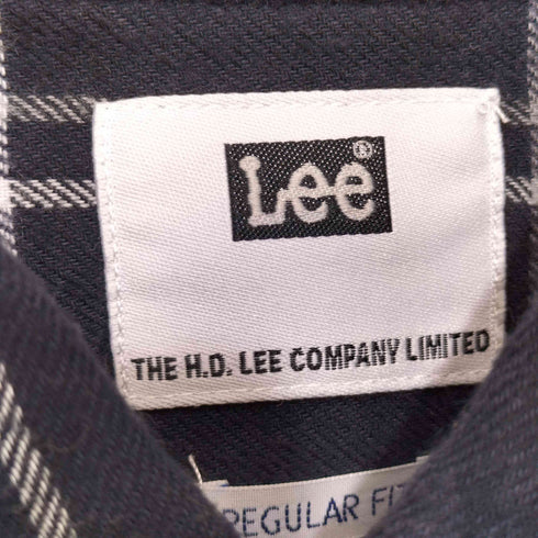 リー Lee チェックワークSHIRT フランネルチェックシャツ メンズ S
