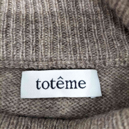 トーテム toteme タートルネックプルオーバー ニット レディース S