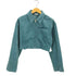 スライ SLY CORDUROY CROPPED ZIP レディース FREE