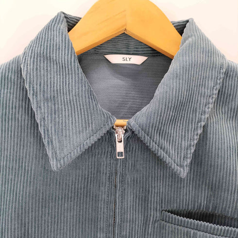 スライ SLY CORDUROY CROPPED ZIP レディース FREE