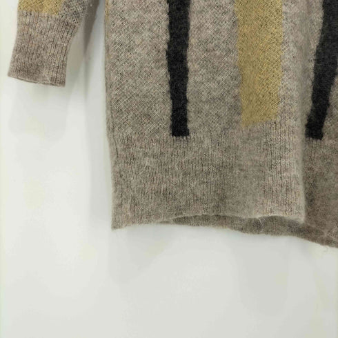 By Malene Birger モヘヤ混 ストライプデザインニット メンズ XXS