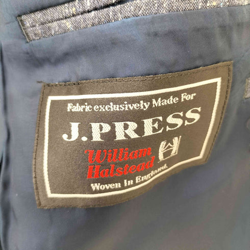 ジェイプレス J.PRESS william halsteadレザーエルボパッチ 3Bテーラードジャケット メンズ C92-W80