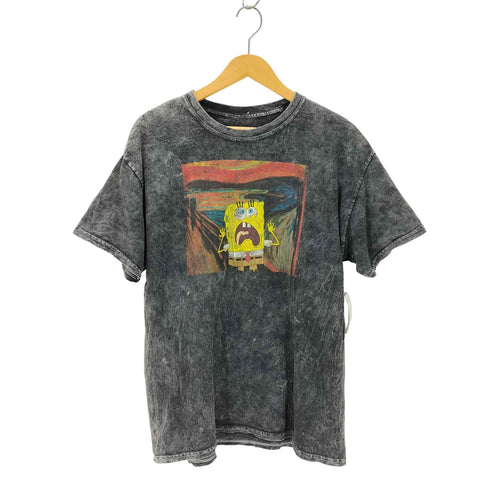 S/S キャラクタープリントTシャツ フェード加工 メンズ JPN:L