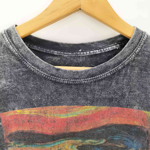 S/S キャラクタープリントTシャツ フェード加工 メンズ JPN:L