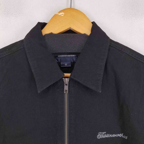 ディスイズネバーザット thisisneverthat Washed Denim Zip S/S Shirt メンズ JPN:M