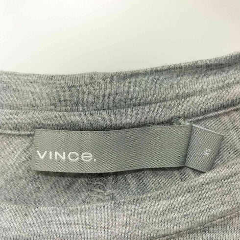 ヴィンス VINCE カシミヤ混 Uネック半袖カットソー レディース XS