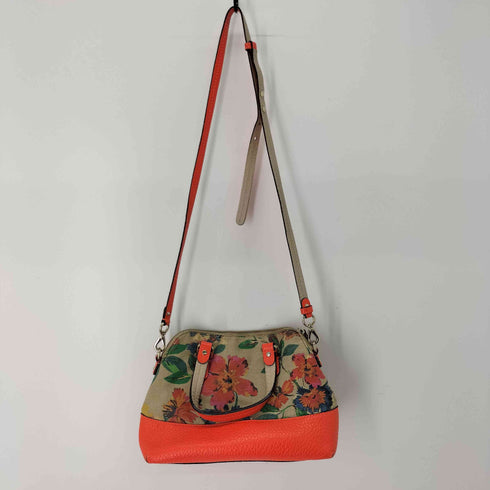 ケイトスペード Kate spade 花柄キャンバス レザー切替2WAYショルダーバッグ レディース