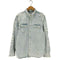 ザラ ZARA ダメージデニムウエスタンシャツ メンズ JPN:XL