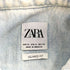 ザラ ZARA ダメージデニムウエスタンシャツ メンズ JPN:XL