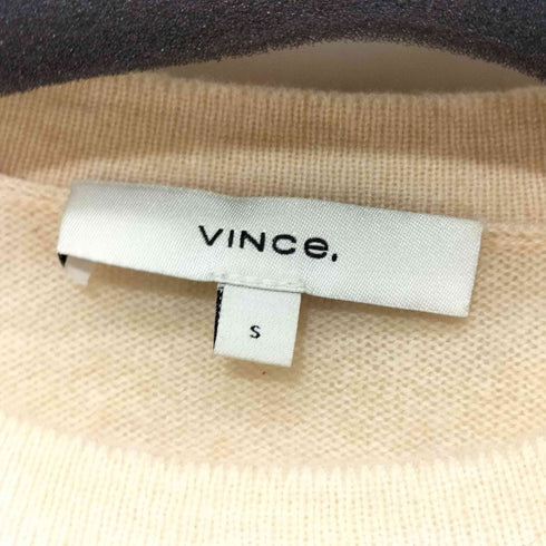 ヴィンス VINCE ウールカシミヤ クルーネックニット レディース S