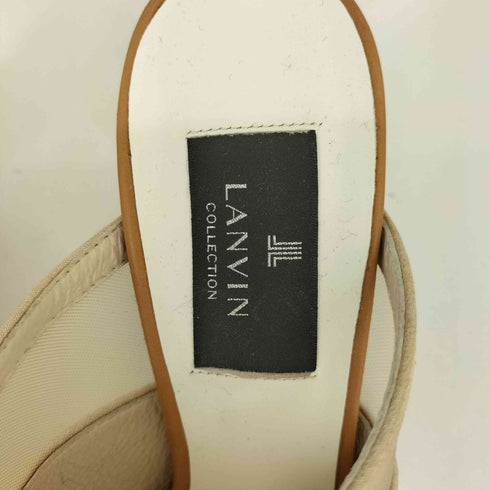 ランバンコレクション LANVIN COLLECTION ミュール メッシュ切替サンダル レディース JPN:L