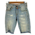 ヤコブコーエン JACOB COHEN イタリア製 RARE LUXURY DENIM リネン混 ダメージ リペア 加工 デニム ショーツ メンズ 29