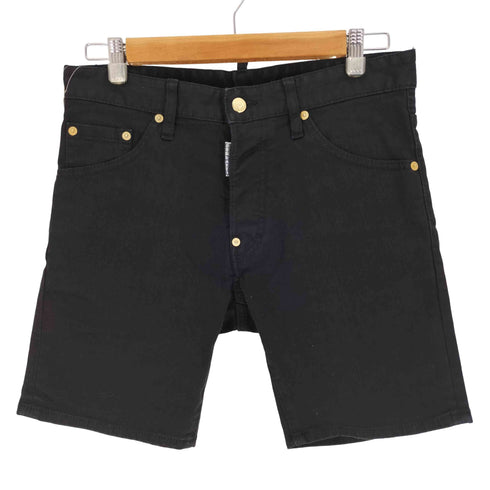 ディースクエアード DSQUARED2 13SS イタリア製 Black Denim Shorts ブラック デニム ショーツ メンズ 44