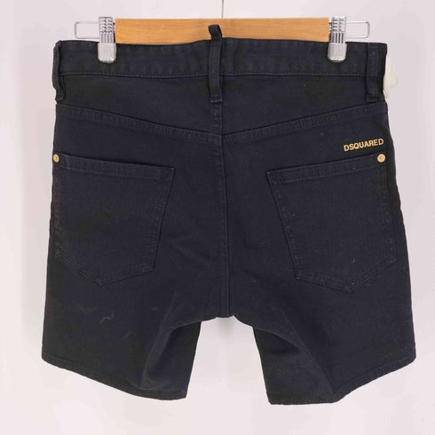 ディースクエアード DSQUARED2 13SS イタリア製 Black Denim Shorts ブラック デニム ショーツ メンズ 44
