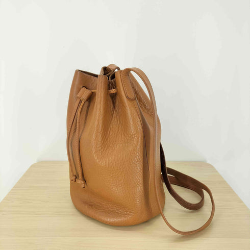 バグゥ BAGGU リアルレザー 巾着トートバッグ レディース