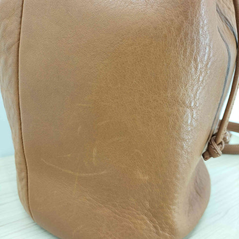 バグゥ BAGGU リアルレザー 巾着トートバッグ レディース