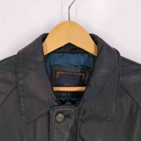 Sub urban 裏キルティング カウレザー ハーフコート メンズ import:L