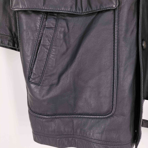 Sub urban 裏キルティング カウレザー ハーフコート メンズ import:L