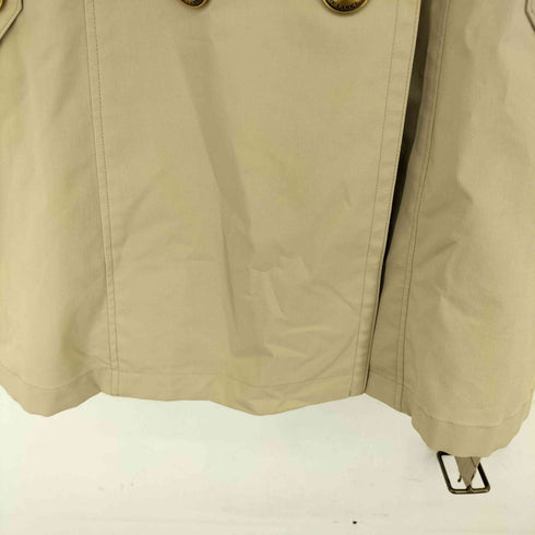バーバリーブルーレーベル BURBERRY BLUE LABEL トレンチハーフコート 裏地ノバチェック レディース JPN:38