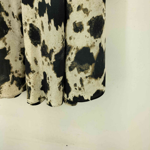 splash pattern flare skirt レディース
