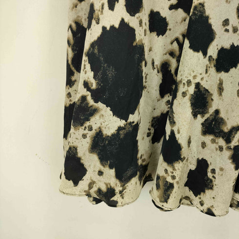 splash pattern flare skirt レディース