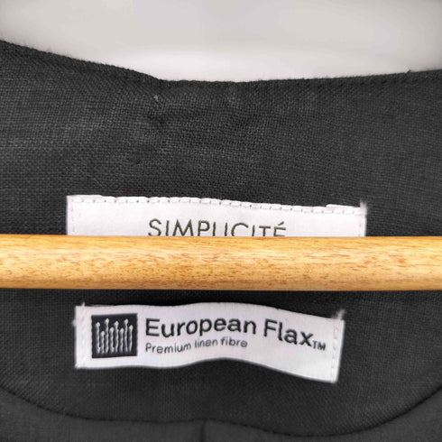 シンプリシテェ SIMPLICITE 24SS フレンチリネンベスト レディース