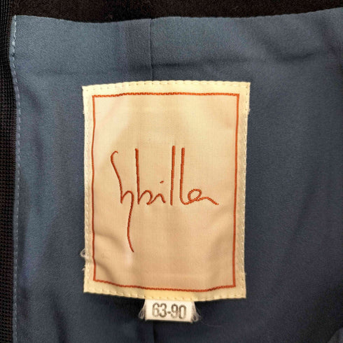 シビラ Sybilla フロントタック ウールタイトスカート レディース 63-90