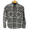 ラルフローレン RALPH LAUREN ダブルポケットL/Sフランネルチェックシャツ エルボーパッチ レディース US:4