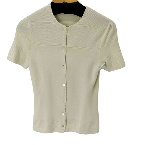 ラルフローレン RALPH LAUREN クルーネックS/Sカーディガン レディース JPN:M