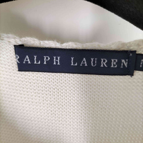 ラルフローレン RALPH LAUREN クルーネックS/Sカーディガン レディース JPN:M