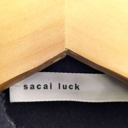 サカイラック sacai luck パイピング ウールピーコート レディース JPN:1