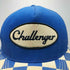 チャレンジャー CHALLENGER 00S ツバ チェッカー アイコンロゴ メッシュ キャップ トラッカー メンズ