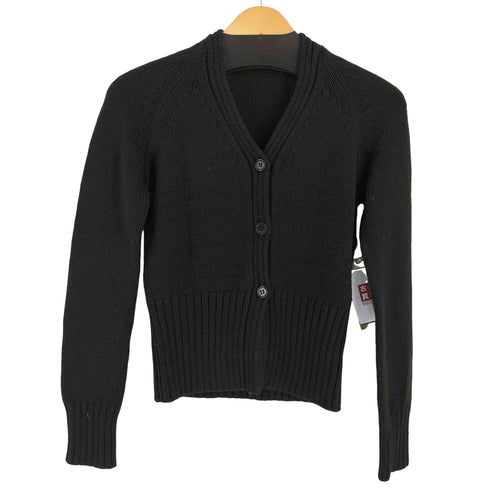 長リブ クロップド ヴァージンウール3Bカーディガン giacca レディース import:S