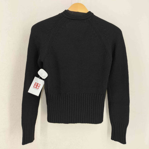 長リブ クロップド ヴァージンウール3Bカーディガン giacca レディース import:S