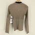 ポールカ PAULE KA MADE IN ITALY シルクリブ切替 メリノウール タイトカーディガン レディース import:M