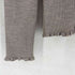 ポールカ PAULE KA MADE IN ITALY シルクリブ切替 メリノウール タイトカーディガン レディース import:M