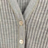 ポールカ PAULE KA MADE IN ITALY シルクリブ切替 メリノウール タイトカーディガン レディース import:M