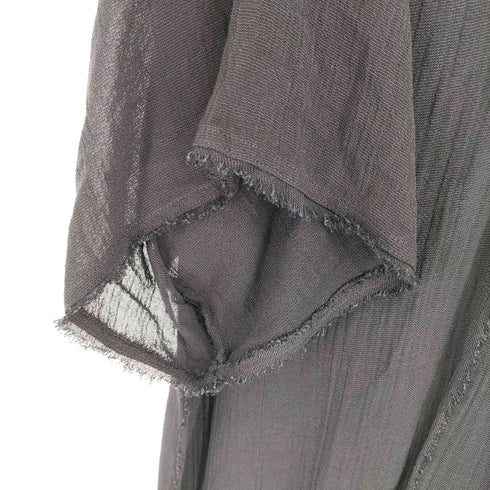 ザラ ZARA Frayed Edges Midi Dres レディース ONE SIZE