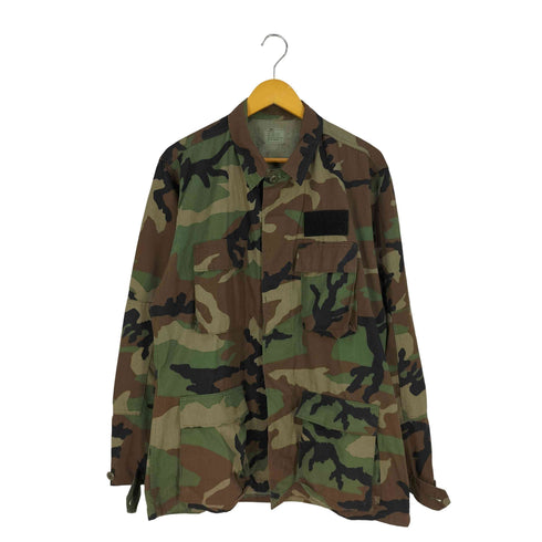 ユーエスアーミー U.S. ARMY ウッドランドカモ コンバットジャケット BDUジャケット メンズ MEDIUM-LONG