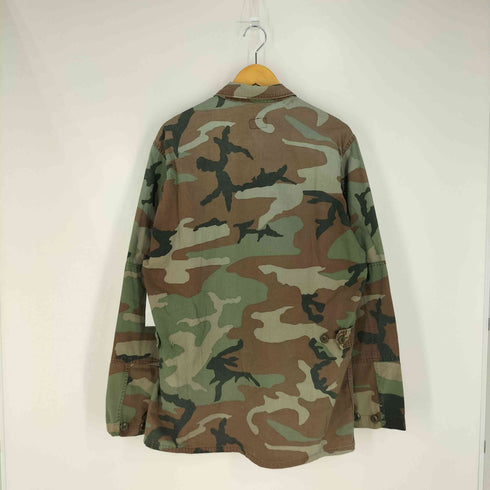 ユーエスアーミー U.S. ARMY USMC ウッドランドカモ コンバットジャケット BDUジャケット メンズ MEDIUM-LONG