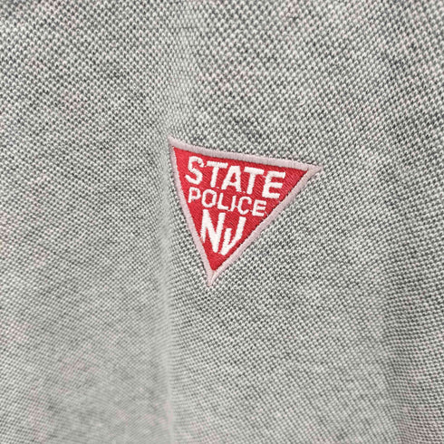 STATE POLICE NJ 刺繍 Vガゼット L/S スウェット メンズ